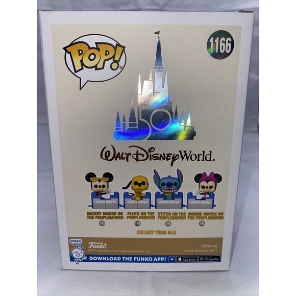 FUNKO Pop Walt Disney World 50 Minnie Mouse on the Peoplemover #1166 w/Protector - Picture 3 of 6
